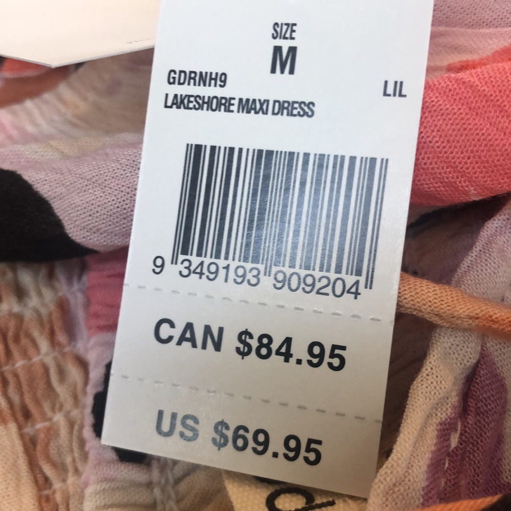 NWT Rip Curl Lakeshore Maxi Size M - Picture 6 of 6